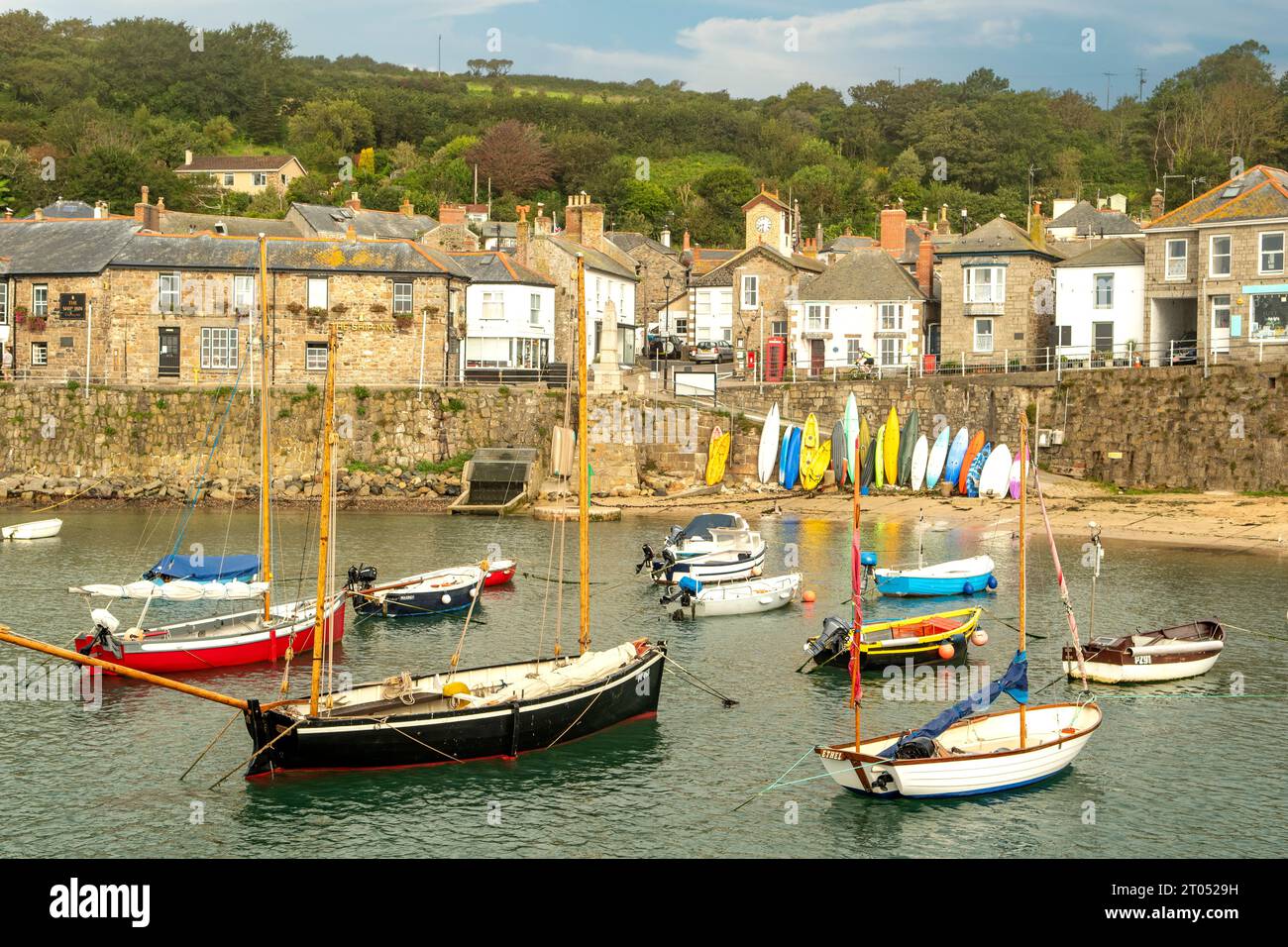 Le port de Mousehole, Cornouailles, Angleterre Banque D'Images