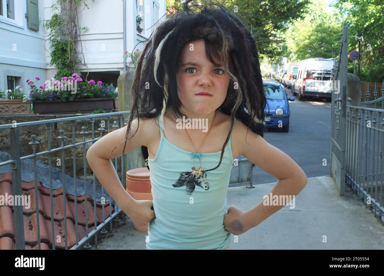 Rasta Kind mit Rastafrisur *** Rasta enfant avec coiffure rasta Copyright : xRayxvanxZeschaux Banque D'Images