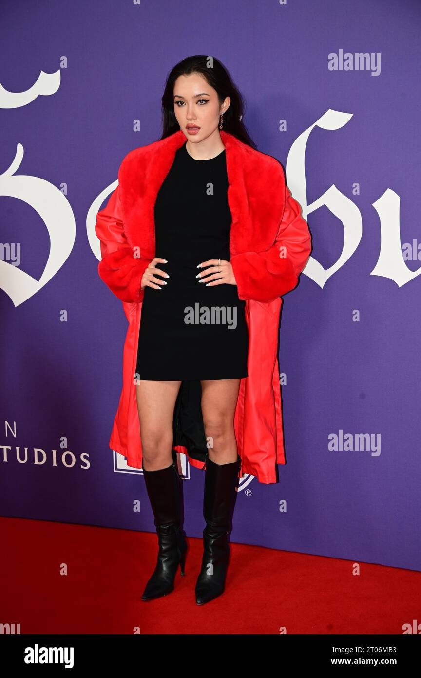 Royal Festival Hall, Londres, Royaume-Uni. 2 octobre 2023. BFI 2023 : Janelle Zharmenova assiste au gala Saltburn - Opening Night, Londres, Royaume-Uni. Crédit : Voir Li/Picture Capital/Alamy Live News Banque D'Images