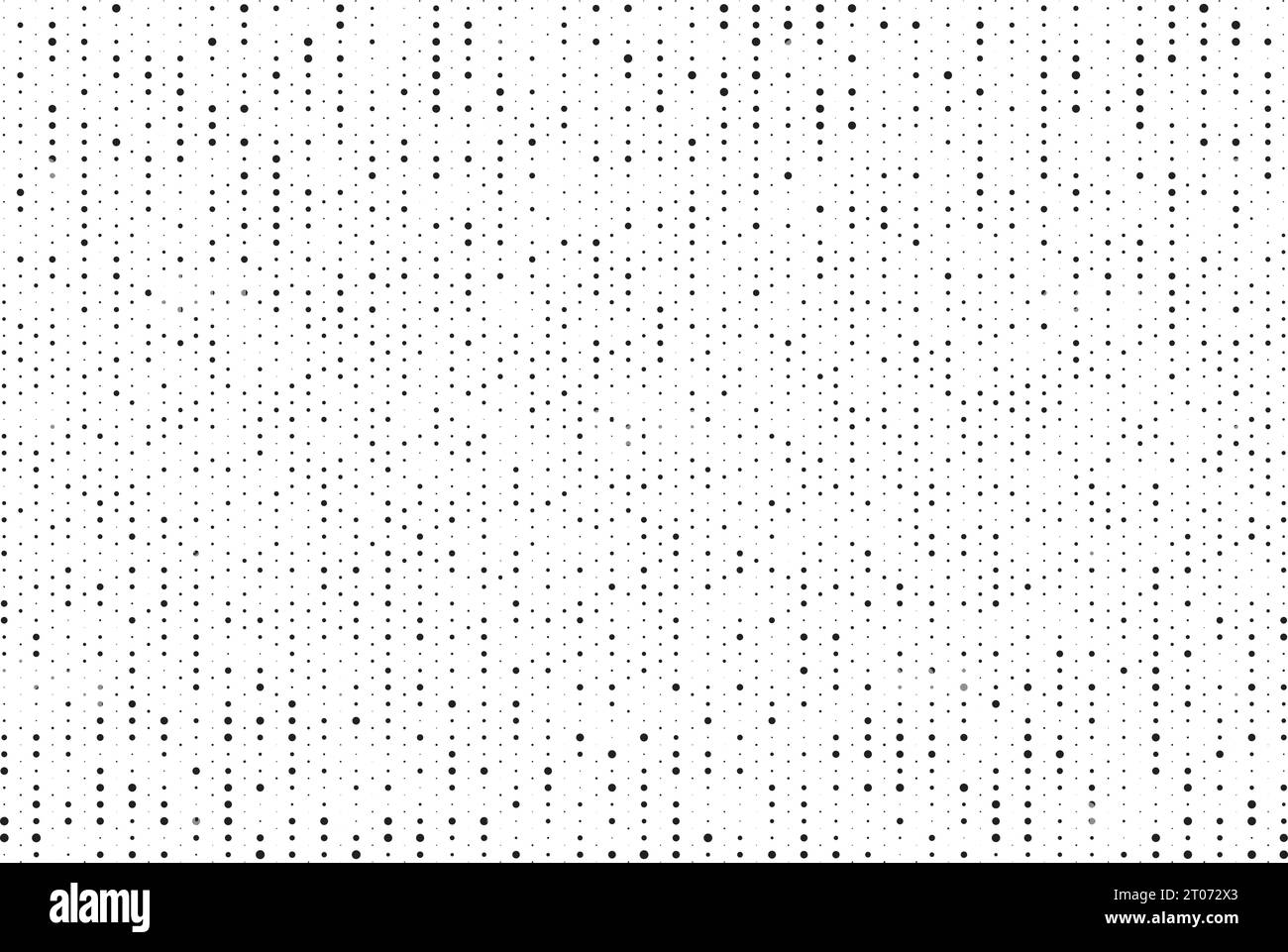 Motif en pointillés demi-tons noir et blanc. Illustration de Vecteur