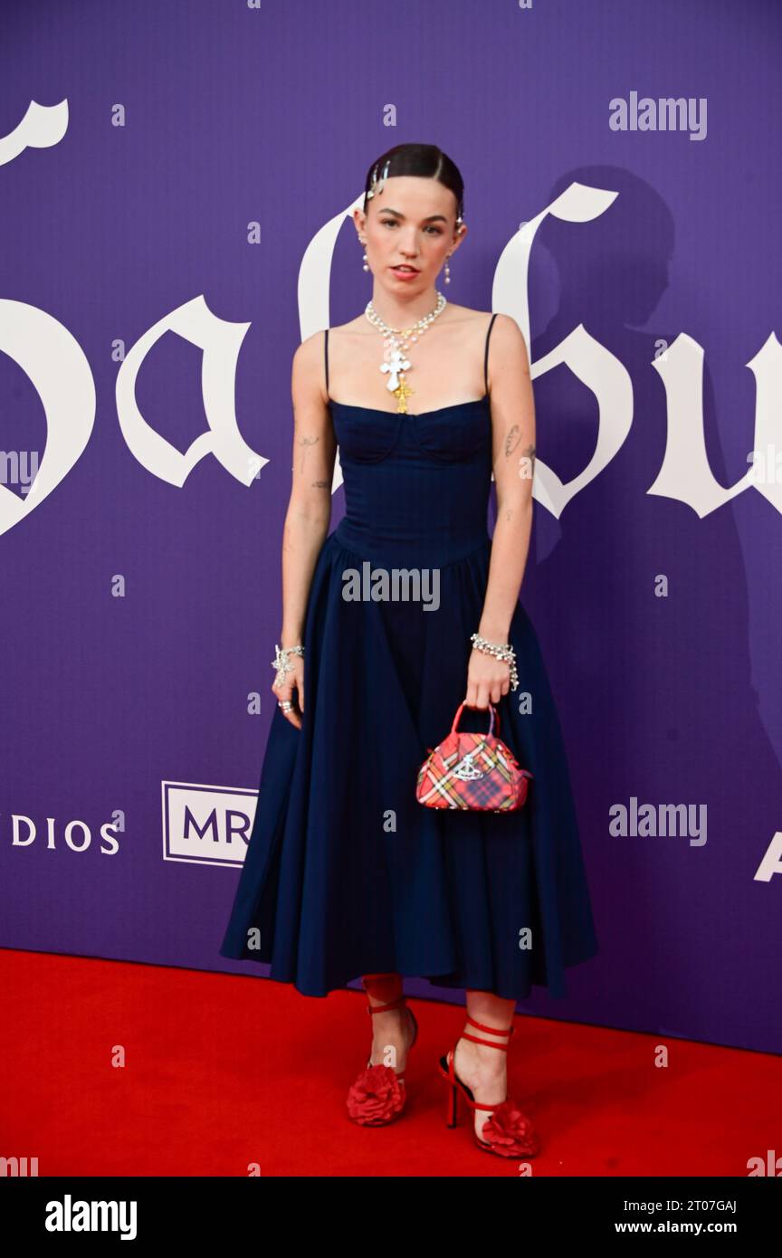 Royal Festival Hall, Londres, Royaume-Uni. 2 octobre 2023. BFI 2023 : Lara Adkins assiste au gala Saltburn - Opening Night, Londres, Royaume-Uni. Crédit : Voir Li/Picture Capital/Alamy Live News Banque D'Images