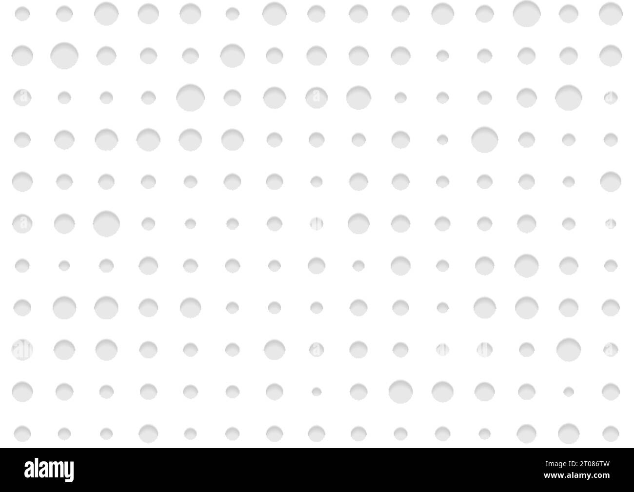 Gris et blanc papier coupé cercle points abstrait fond géométrique. Conception vectorielle Illustration de Vecteur