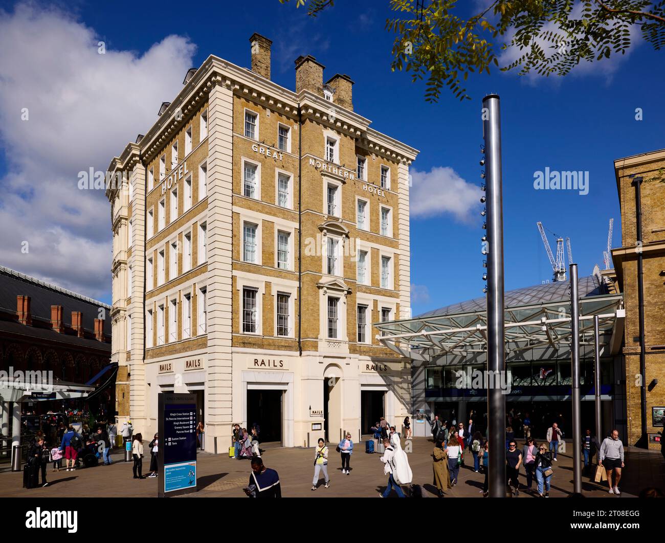 Great Northern Hotel, Kings Cross London Banque D'Images