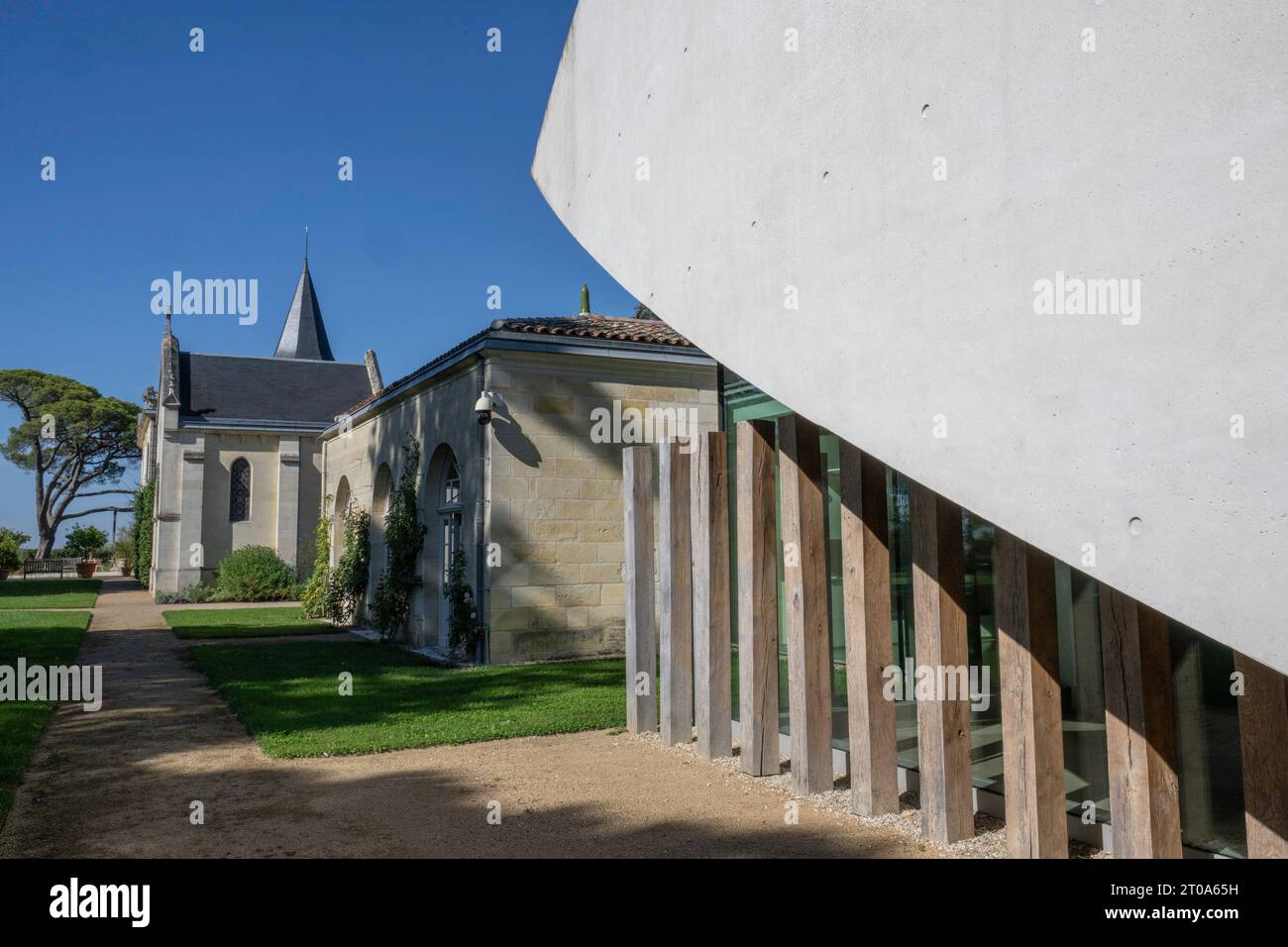 Château Cheval blanc, Saint-Émilion, Gironde, France Banque D'Images