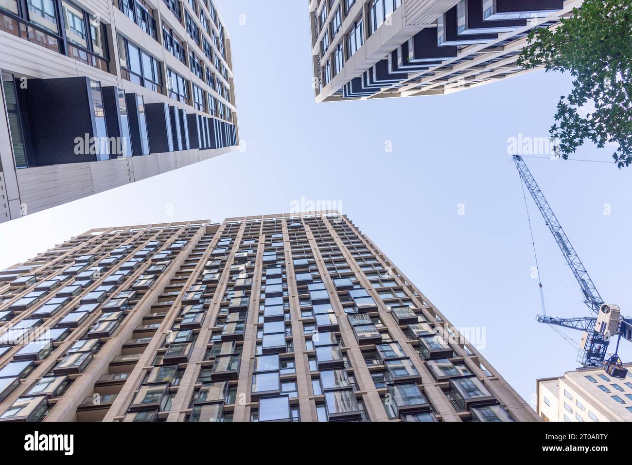 Immeubles de grande hauteur, Cassion Square, Waterloo, London Borough of Lambeth, Greater London, Angleterre, Royaume-Uni Banque D'Images