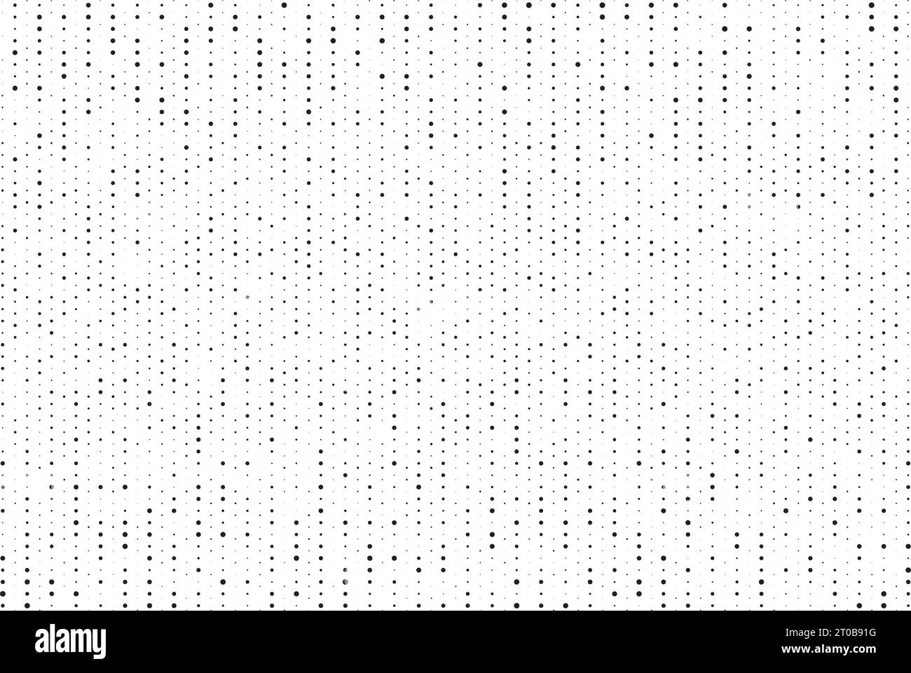 Motif en pointillés demi-tons noir et blanc. Illustration de Vecteur