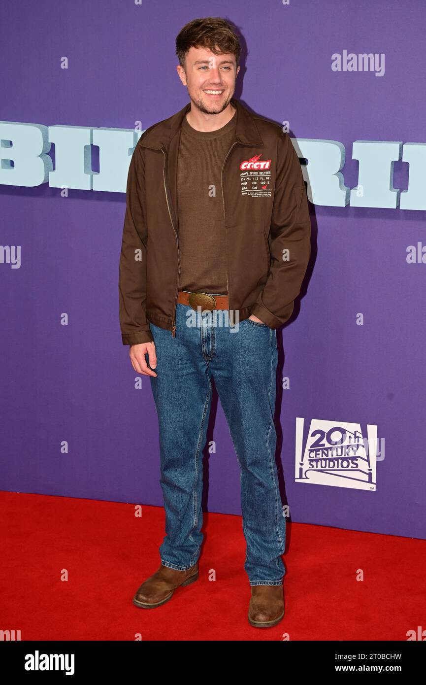 Royal Festival Hall, Londres, Royaume-Uni. 5 octobre 2023. 67th BFI London film Festival 2023 : Roman Kemp participe aux Bikeriders, Londres, Royaume-Uni. Crédit : Voir Li/Picture Capital/Alamy Live News Banque D'Images