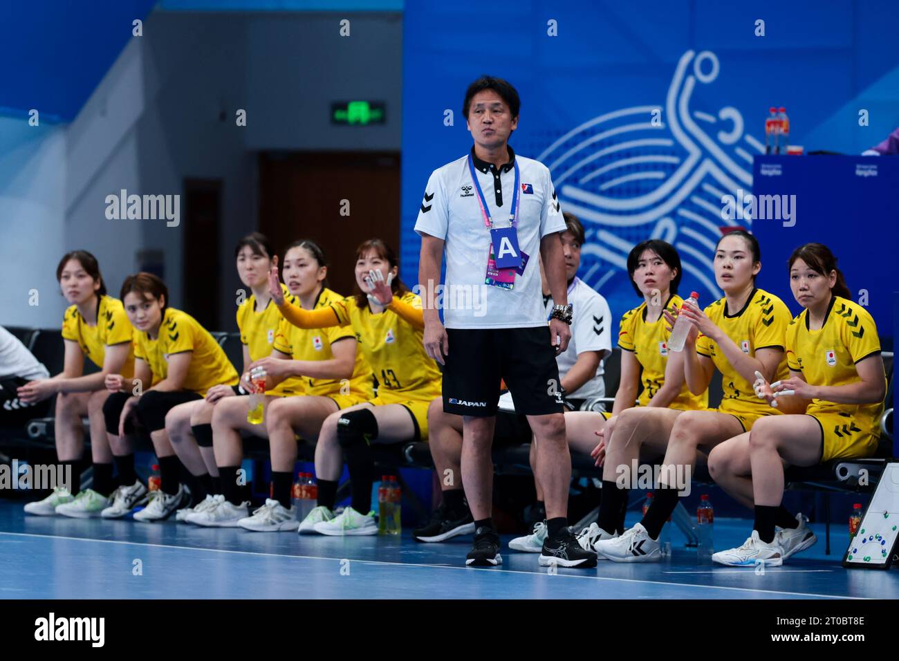 Hangzhou, Chine. 5 octobre 2023. Shigeo Kusumoto (JPN) Handball : finale des femmes au Centre sportif de l'Université de Zhejiang Gongshang lors des Jeux asiatiques de 2022 à Hangzhou, Chine . Crédit : AFLO SPORT/Alamy Live News Banque D'Images