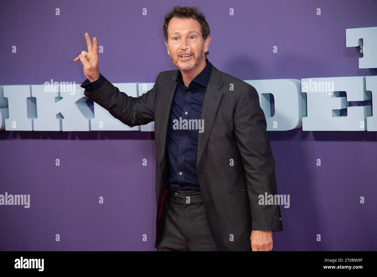 Londres, Royaume-Uni. 05 octobre 2023. Sur la photo : Nick Moran assiste au gala Headline de « The Bikeriders » au 66e BFI London film Festival au Royal Festival Hall, Southbank. Crédit : Justin ng/Alamy Live News Banque D'Images