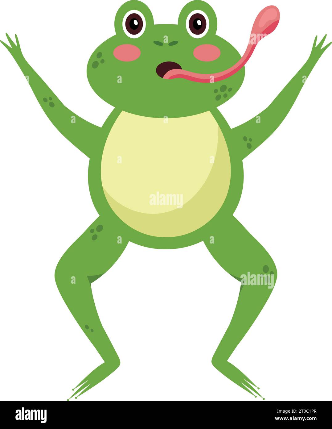 illustration de mouche mangeant une grenouille Illustration de Vecteur