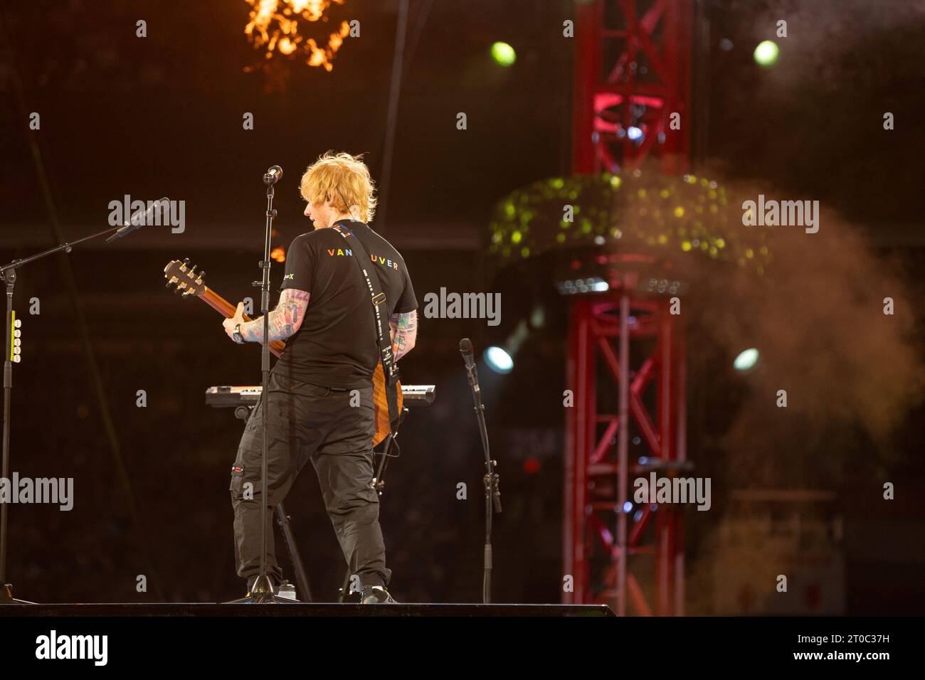 Ed Sheeran au BC place Stadium à Vancouver, BC, Canada, le 2 septembre 2023 © Jamie Taylor Banque D'Images