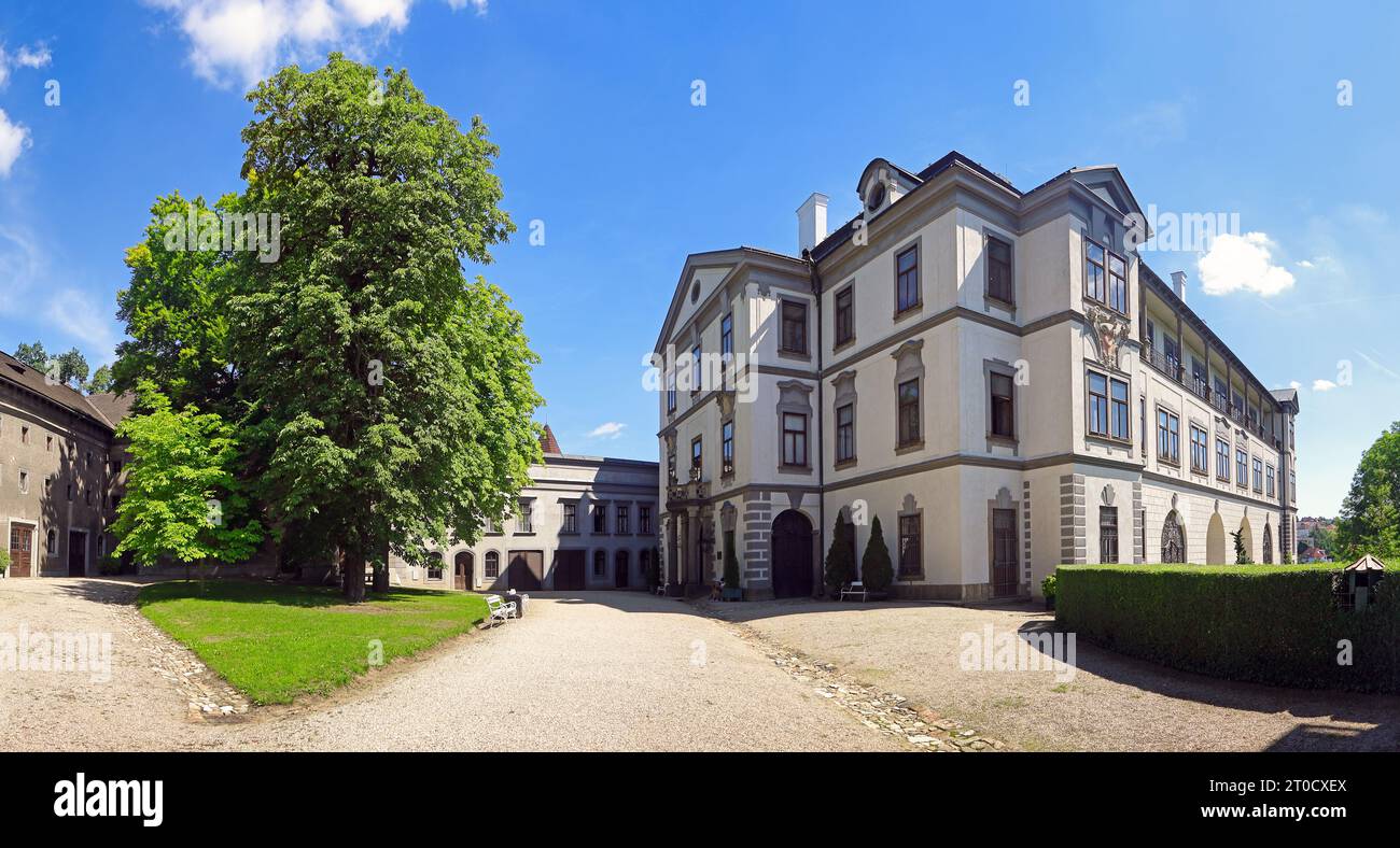 Château Velke Mezirici en République tchèque, district de Vysocina Banque D'Images