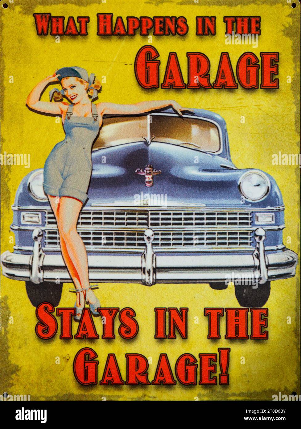 Banderole Simca 9/ Bannière Affiche panneau PVC Garage Décoration