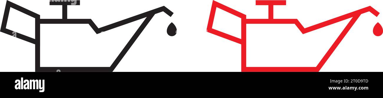 Icône d'huile automatique conception simple Illustration de Vecteur