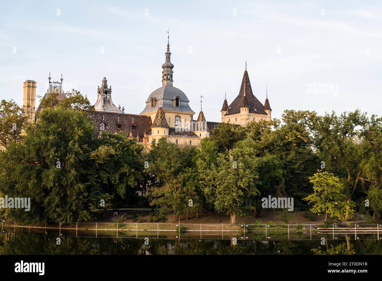 Château dans le parc de la ville, Budapest, Hongrie Banque D'Images