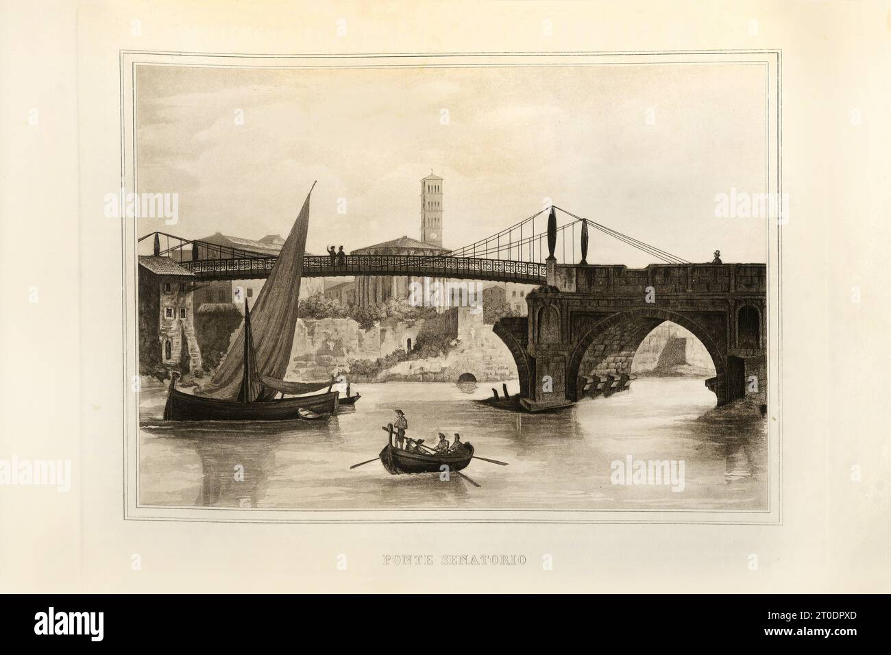 P. Cacchiatelli - G. Gleter, la science et les arts sous le pontificat de Pie IX, publié à Rome en 1860 par la Tipografia delle Belle Arti, via poli, 91. À l'intérieur, il y a des gravures représentant les œuvres publiques créées pendant le Pontificat de Pie IX Banque D'Images P. Cacchiatelli - G. Gleter, la science et les arts sous le pontificat de Pie IX, publié à Rome en 1860 par la Tipografia delle Belle Arti, via poli, 91. À l'intérieur, il y a des gravures représentant les œuvres publiques créées pendant le Pontificat de Pie IX Banque D'Images