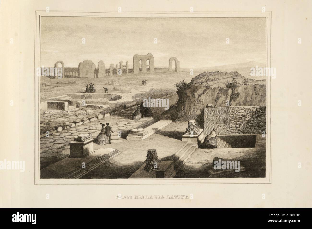 P. Cacchiatelli - G. Gleter, la science et les arts sous le pontificat de Pie IX, publié à Rome en 1860 par la Tipografia delle Belle Arti, via poli, 91. À l'intérieur, il y a des gravures représentant les œuvres publiques créées pendant le Pontificat de Pie IX Banque D'Images P. Cacchiatelli - G. Gleter, la science et les arts sous le pontificat de Pie IX, publié à Rome en 1860 par la Tipografia delle Belle Arti, via poli, 91. À l'intérieur, il y a des gravures représentant les œuvres publiques créées pendant le Pontificat de Pie IX Banque D'Images