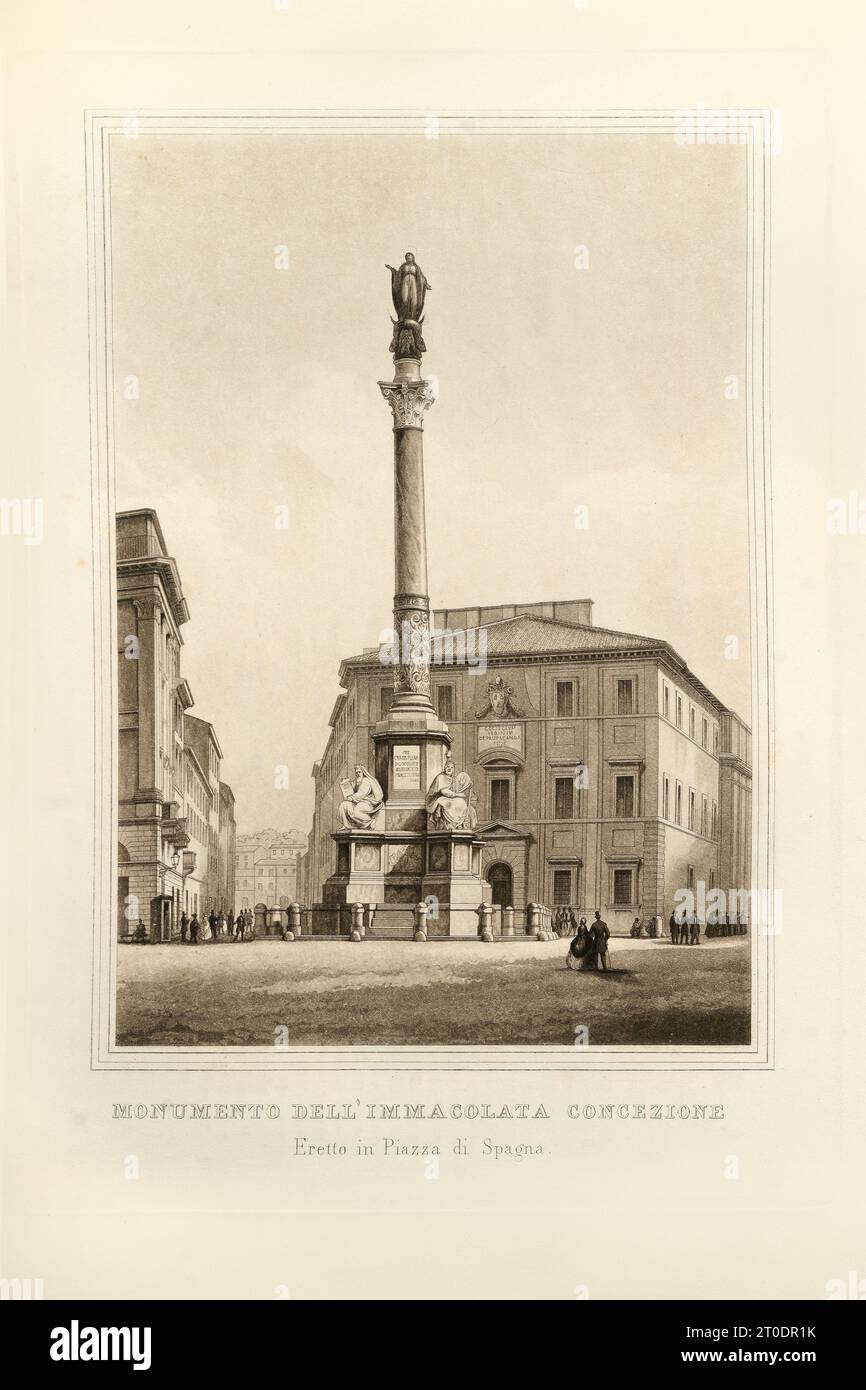 P. Cacchiatelli - G. Gleter, la science et les arts sous le pontificat de Pie IX, publié à Rome en 1860 par la Tipografia delle Belle Arti, via poli, 91. À l'intérieur, il y a des gravures représentant les œuvres publiques créées pendant le Pontificat de Pie IX Banque D'Images P. Cacchiatelli - G. Gleter, la science et les arts sous le pontificat de Pie IX, publié à Rome en 1860 par la Tipografia delle Belle Arti, via poli, 91. À l'intérieur, il y a des gravures représentant les œuvres publiques créées pendant le Pontificat de Pie IX Banque D'Images
