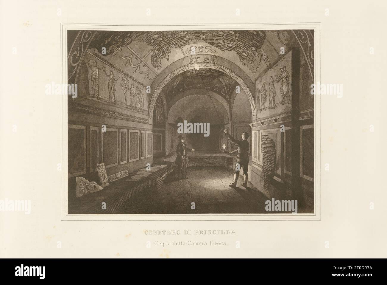 P. Cacchiatelli - G. Gleter, la science et les arts sous le pontificat de Pie IX, publié à Rome en 1860 par la Tipografia delle Belle Arti, via poli, 91. À l'intérieur, il y a des gravures représentant les œuvres publiques créées pendant le Pontificat de Pie IX Banque D'Images P. Cacchiatelli - G. Gleter, la science et les arts sous le pontificat de Pie IX, publié à Rome en 1860 par la Tipografia delle Belle Arti, via poli, 91. À l'intérieur, il y a des gravures représentant les œuvres publiques créées pendant le Pontificat de Pie IX Banque D'Images