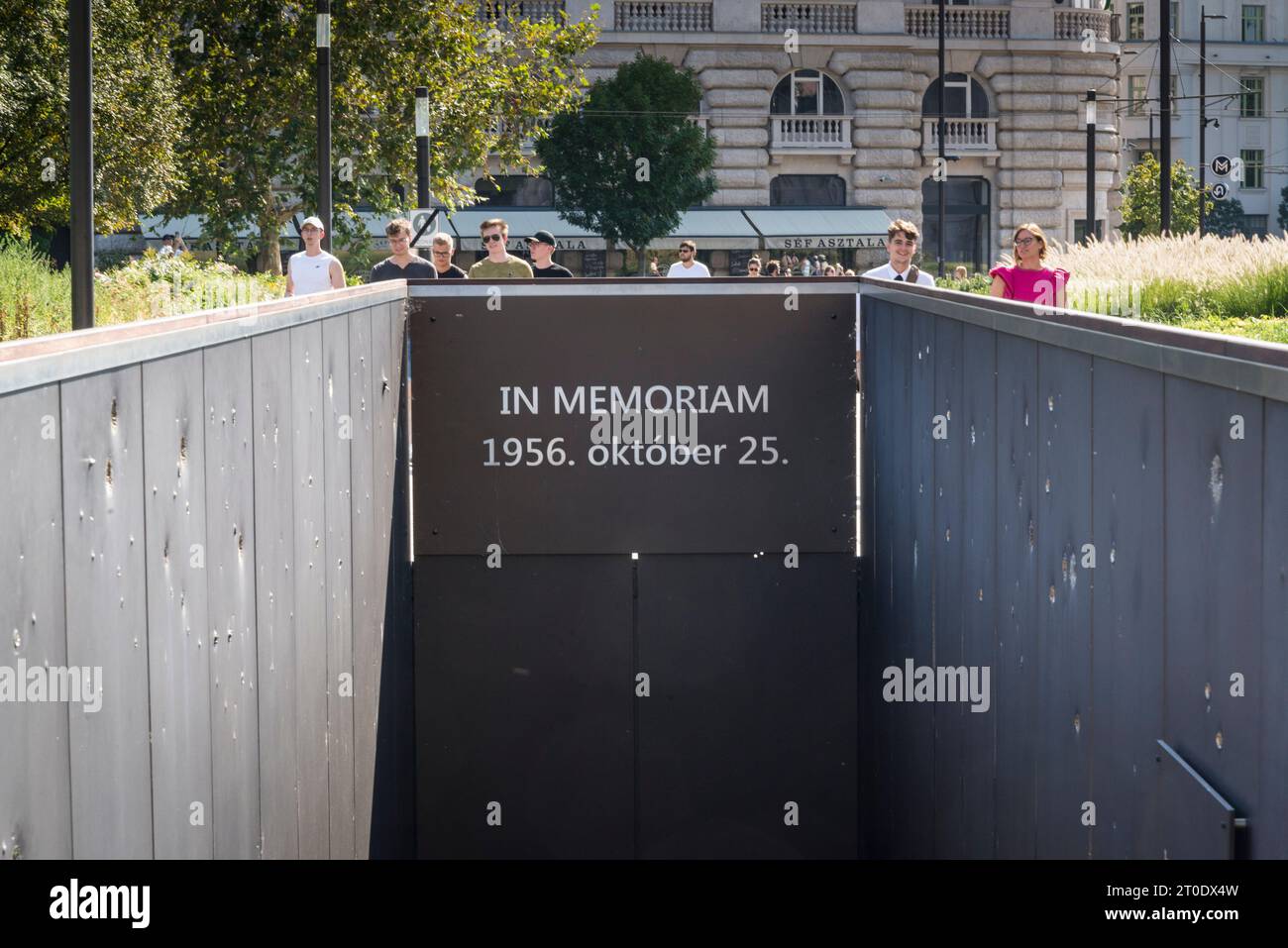 In memoriam 1956. Octobre 25. Mémorial et exposition de la Révolution de 1956, Budapest, Hongrie Banque D'Images