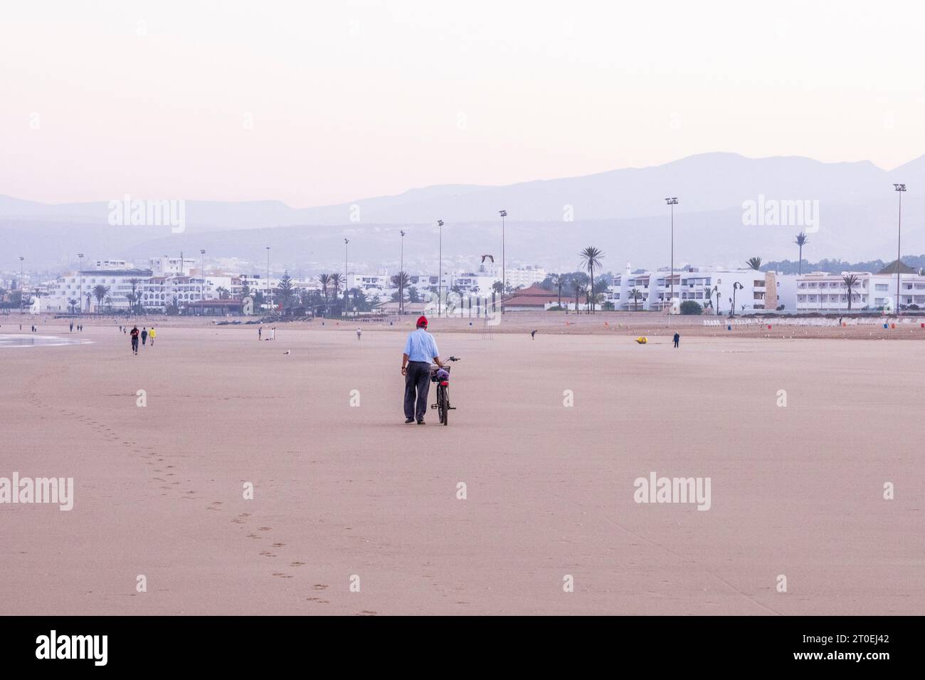 Maroc, Agadir, plage Banque D'Images