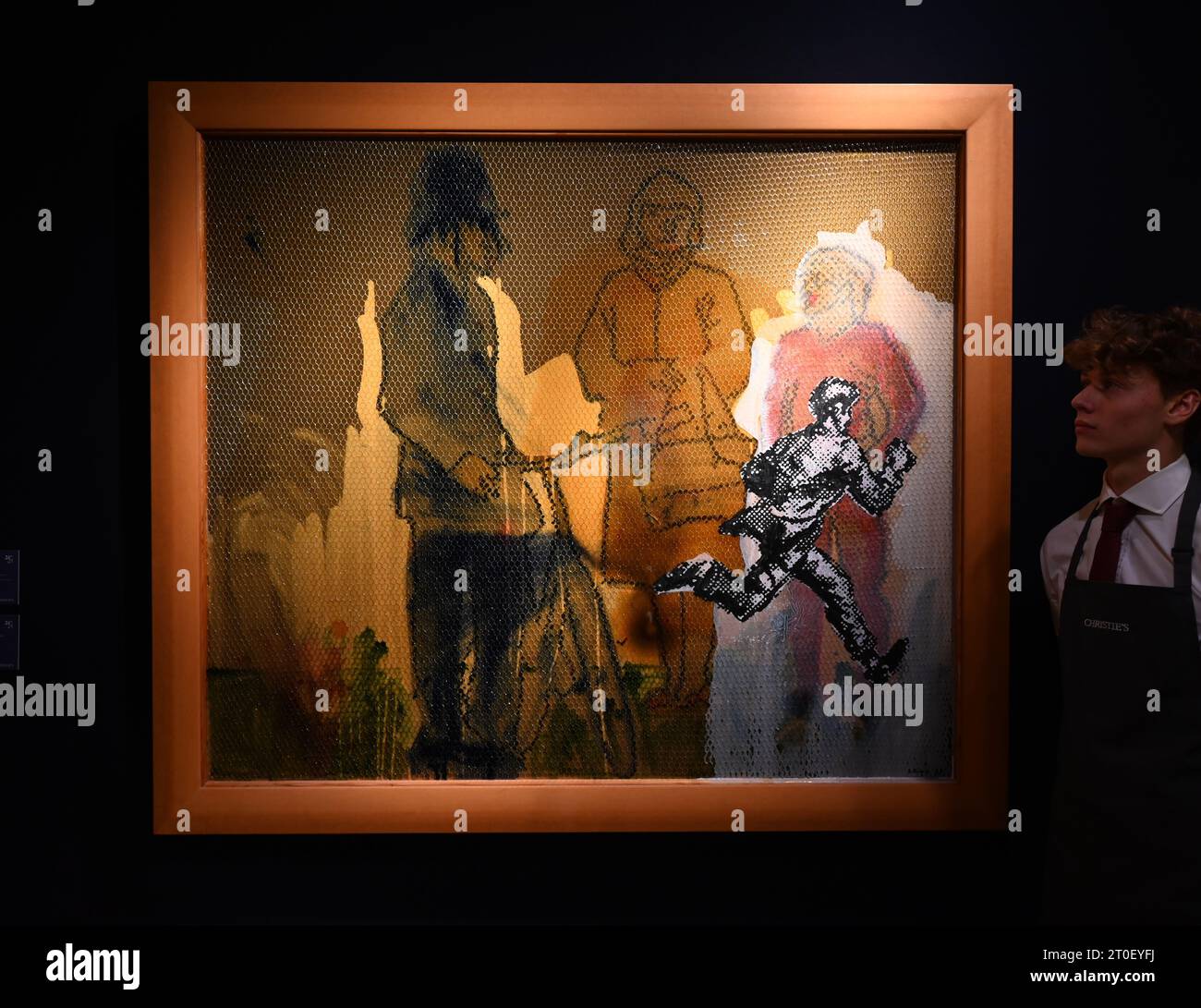 Les peintures de Jean-Michel Basquiat ont continué à diriger les ventes de Christie’s en 20/21 à Londres, New York et Hong Kong tout au long de l’année 2023. Cette saison, future Sciences Versus the Man (1982, estimation : £9 000 000-12.000.000), une œuvre remarquable de sa célèbre série de peintures «civières», mènera le 20e / 21e siècle : London Evening sale le 13 octobre. De la composition théâtrale de Paula Rego à l’abstraction dense de l’œuvre de PAM Evelyn, l’impact créatif et l’héritage d’artistes britanniques pionniers sont représentés tout au long de la London Evening sale du 20e / 21e siècle. Banque D'Images