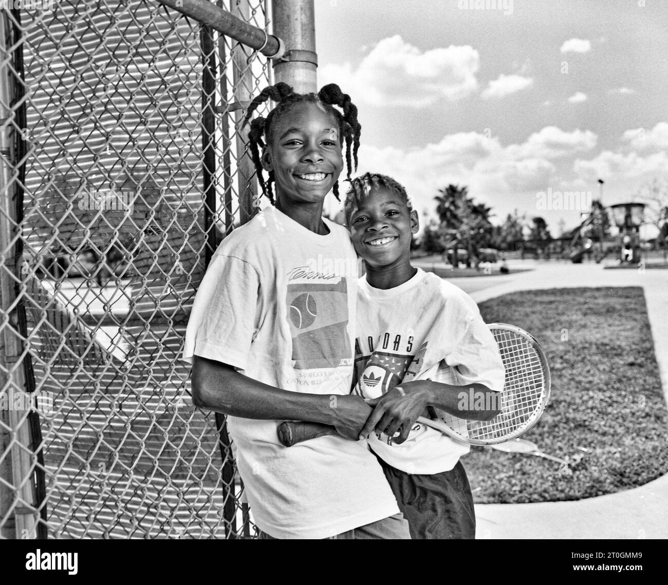 SERENA WILLIAMS ET VENUS WILLIAMS DANS VENUS & SERENA THE GAME CHANGERS (2023) - TITRE ORIGINAL : VENUS & SERENA : CES ICONES QUE L'AMÉRICAINE NE VOULAIT PAS VOIR-, RÉALISÉ PAR SONIA DAUGER. Crédit : Brainworks / Album Banque D'Images