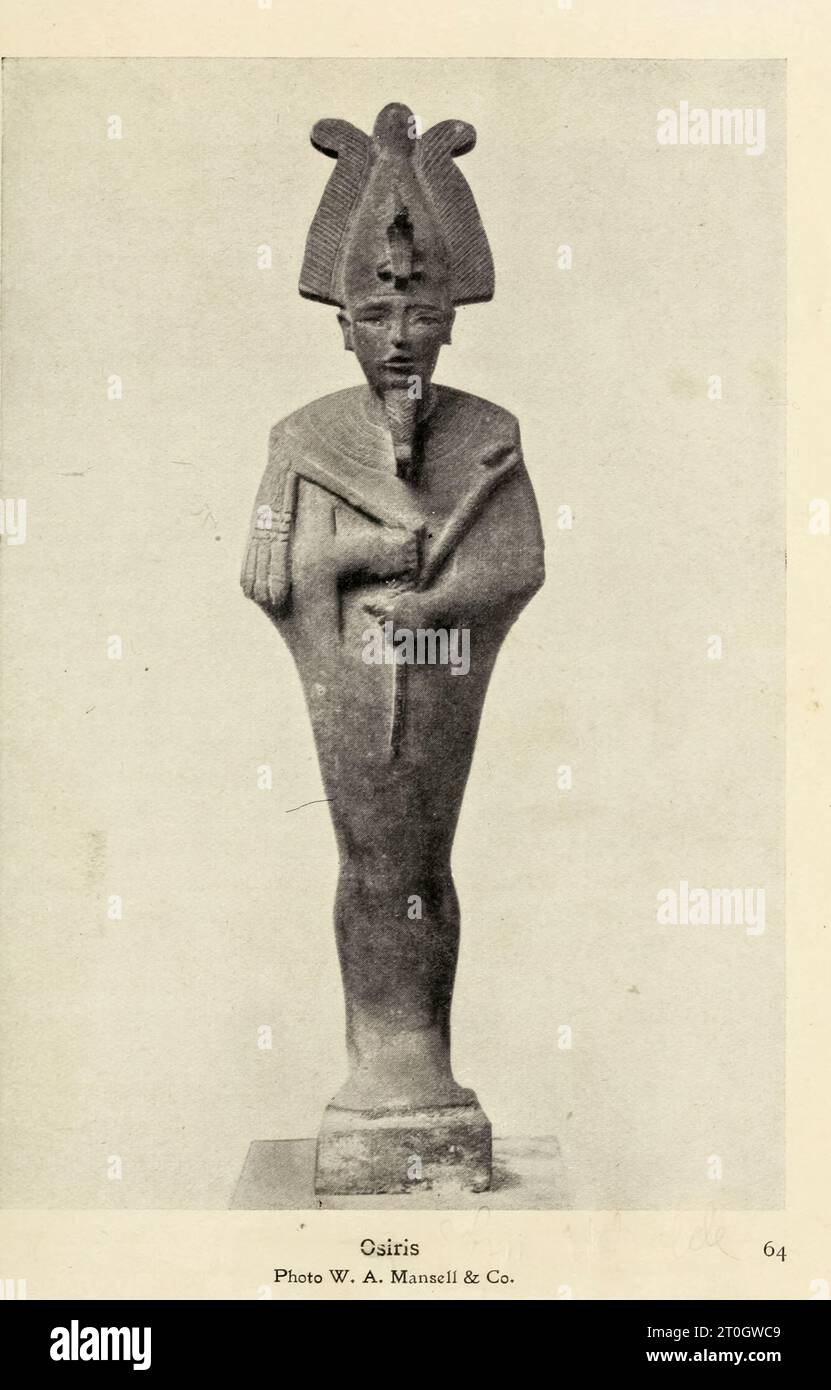 Statue d'Osiris Banque D'Images