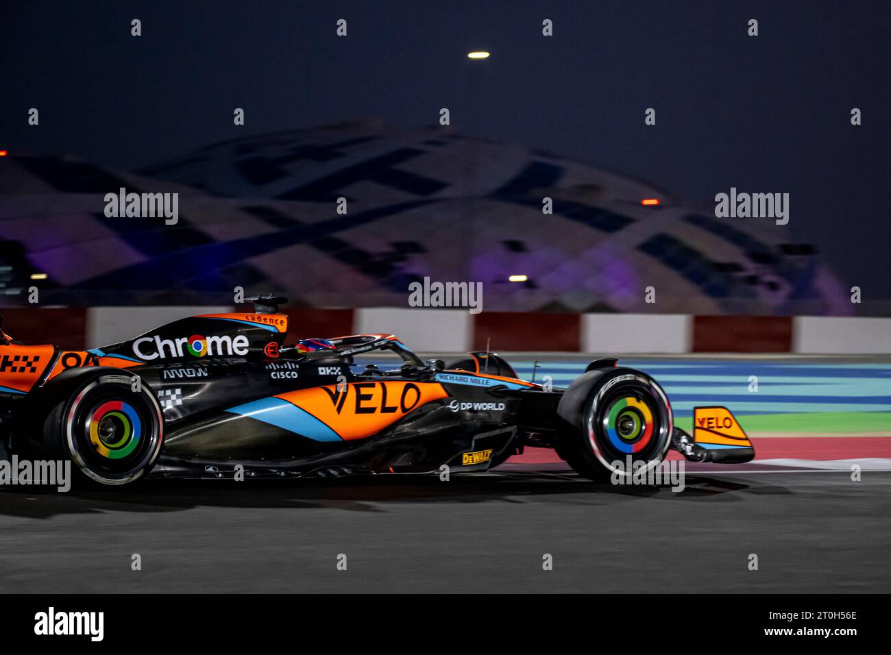 Lusail, Losail, octobre 06, Oscar Piastri, australien, concourt pour McLaren F1. Qualification, ronde 18 du championnat de Formule 1 2023. Crédit : Michael Potts/Alamy Live News Banque D'Images