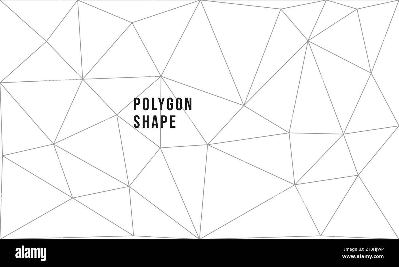 Design de fond blanc abstrait moderne avec ligne de forme polygonale. Modèle d'illustration vectorielle Illustration de Vecteur