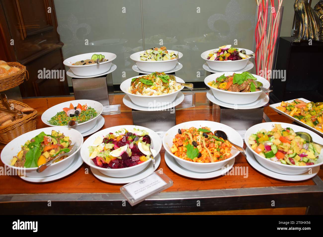 Sri Lanka nourriture salade de fruits dans l'hôtel buffet Open buffet avec une variété très délicieuse Banque D'Images
