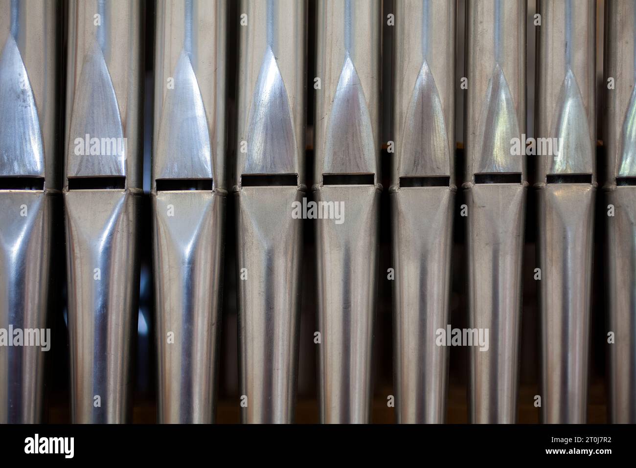 tuyaux d'un orgue Banque D'Images