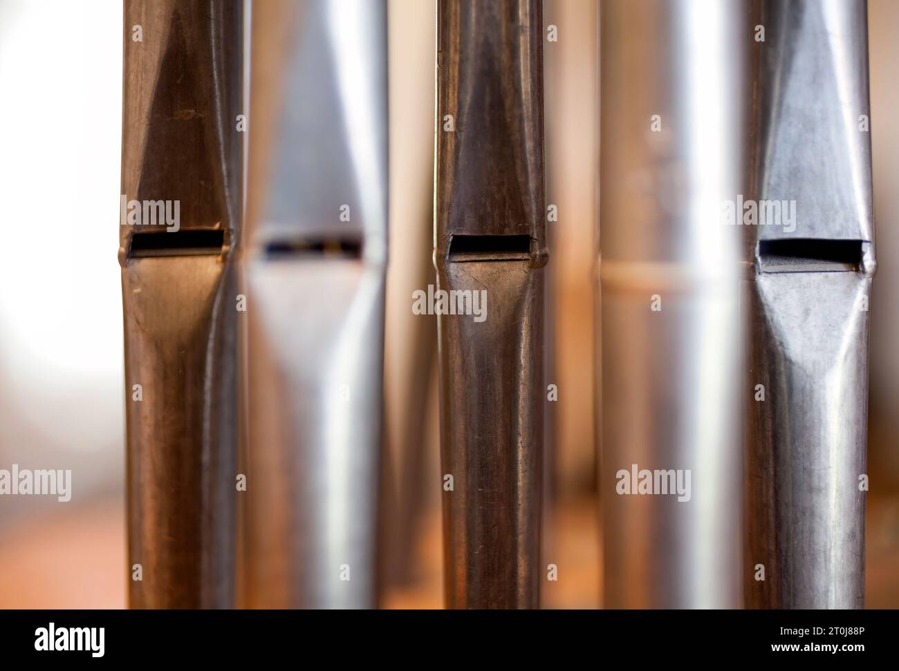 tuyaux d'un orgue Banque D'Images