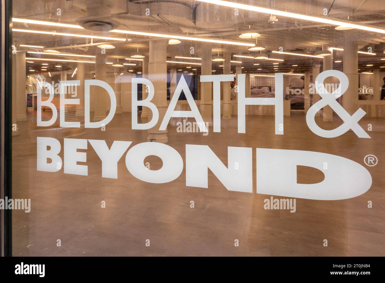 Bed Bath & Beyond Retail Store est fermé à New York, États-Unis 2023 Banque D'Images