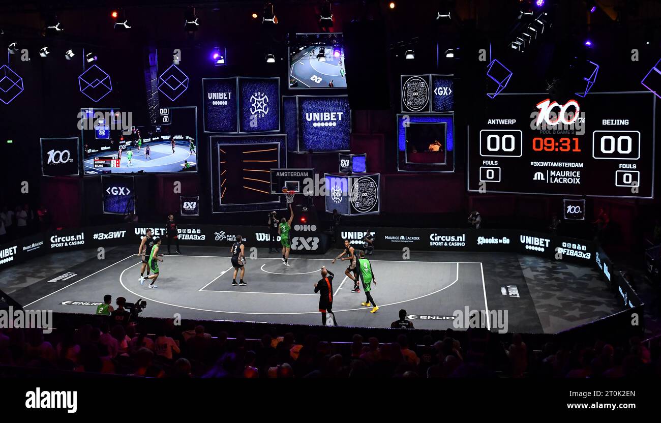 Amsterdam, pays-Bas. 06 octobre 2023. arena lors du 3x3 World Tour Amsterdam Masters 2023 Gashouder le 6 octobre 2023 à Amsterdam, pays-Bas crédit : Orange pics BV/Alamy Live News Banque D'Images