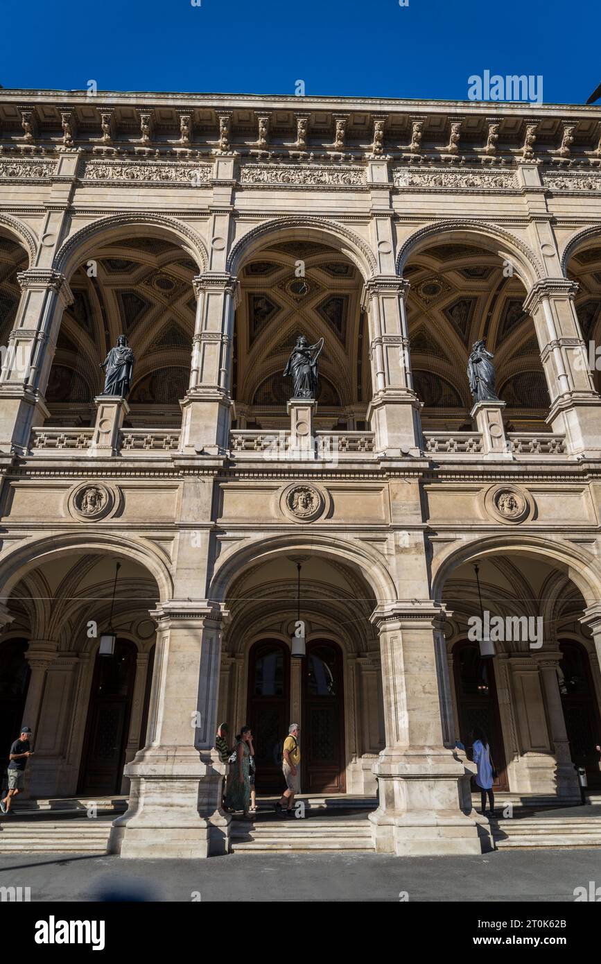 Opéra national de Vienne, Vienne, Autriche Banque D'Images