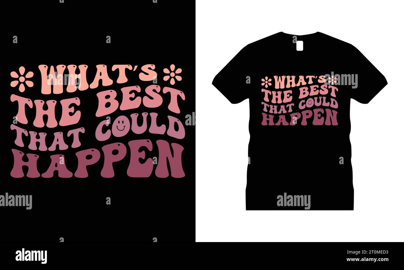 Typographie motivation Tshirt Design et chemises graphiques personnalisées inspirantes Illustration de Vecteur
