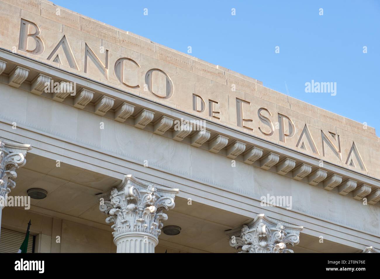 Banque d'Espagne, bâtiment datant des années 1930 Banque D'Images