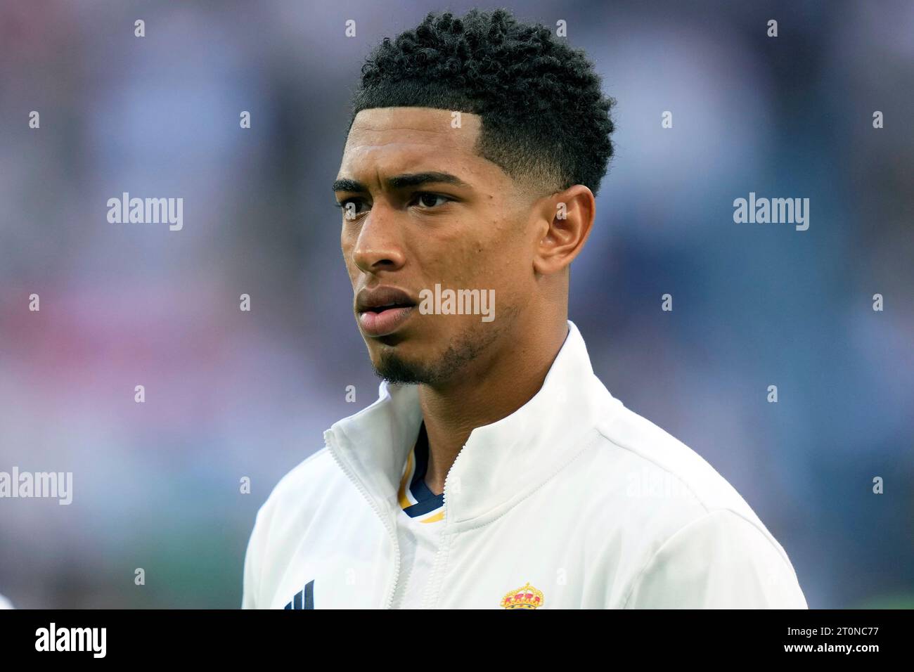Madrid, Espagne. 07 octobre 2023. Jude Bellingham du Real Madrid CF lors du match de Liga entre le Real Madrid et le CA Osasuna a joué au stade Santiago Bernabeu le 7 octobre 2023 à Madrid, Espagne. (Photo de Cesar Cebolla/PRESSINPHOTO) crédit : PRESSINPHOTO SPORTS AGENCY/Alamy Live News Banque D'Images