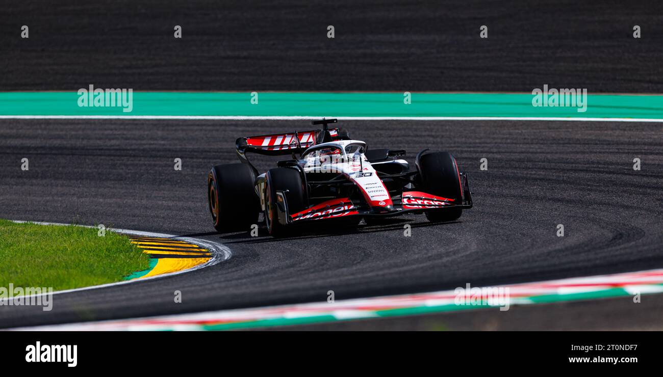 Circuit du Grand Prix de Suzuka, 9 octobre 2023 : Kevin Magnussen (DEN) de l'écurie Haas F1 lors du Grand Prix de Formule 1 du Japon 2023. Banque D'Images