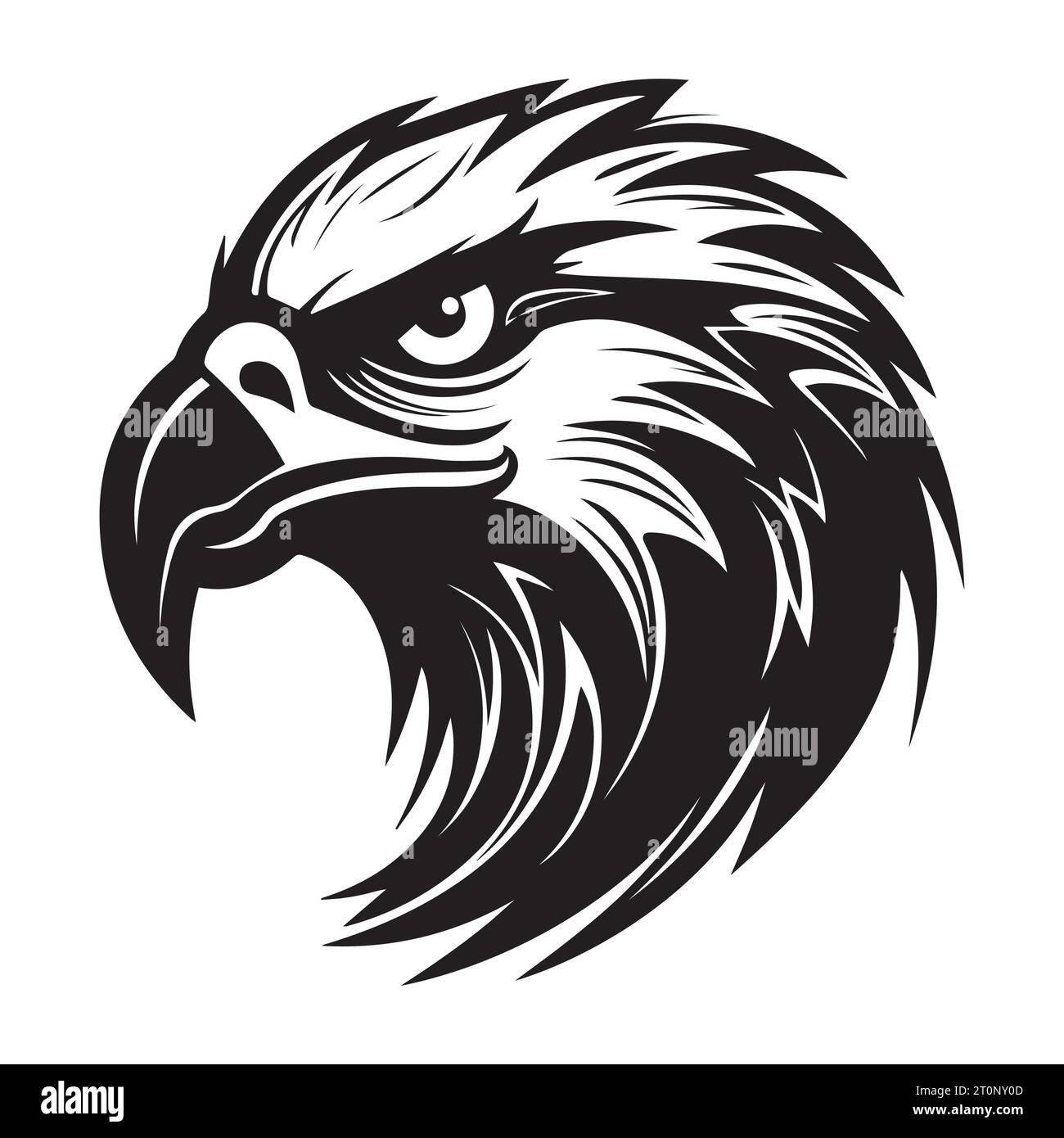 Logo Eagle Head Illustration de Vecteur