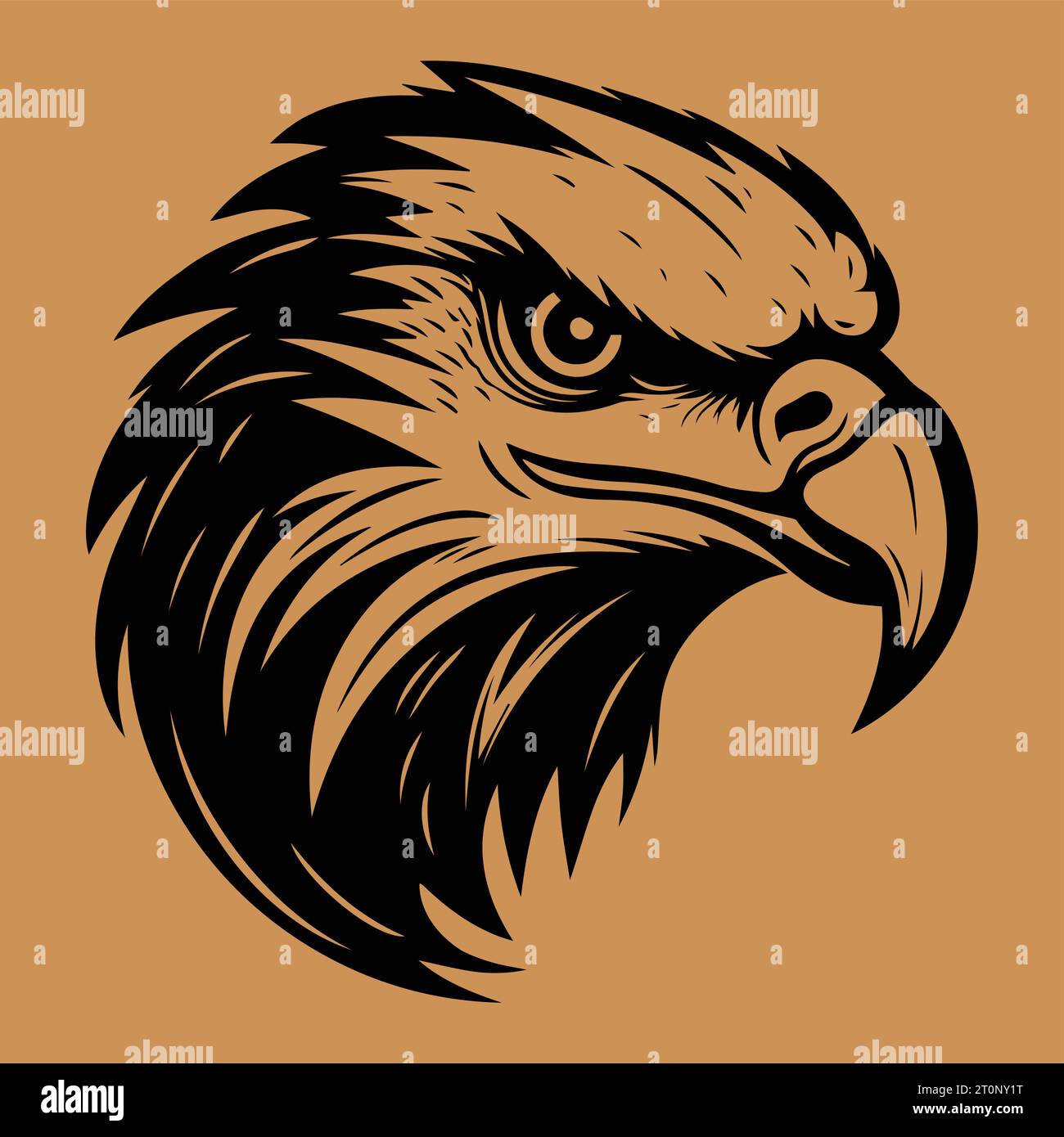 Logo Eagle Head Illustration de Vecteur