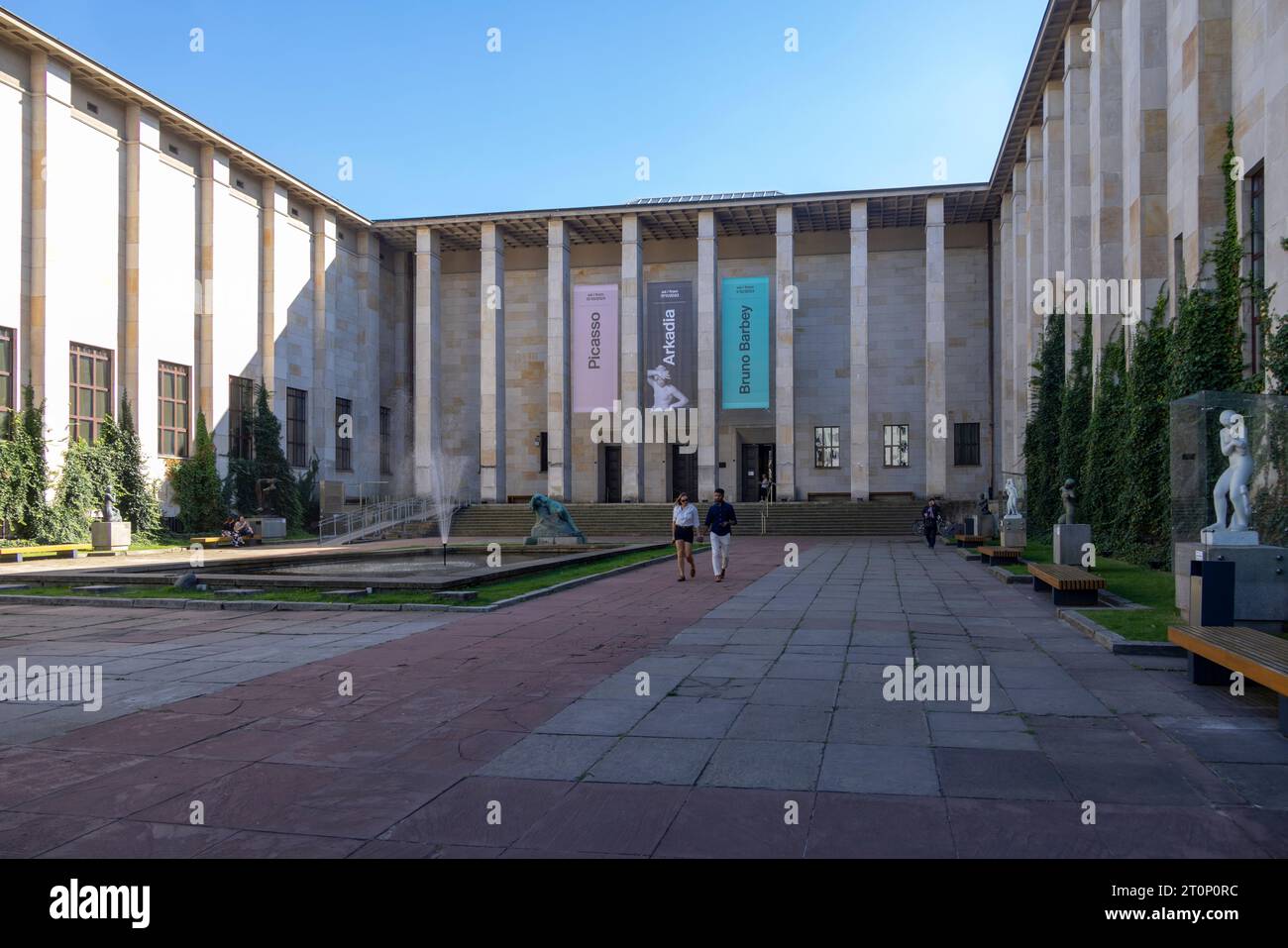 Musée national de Varsovie, Muzeum Narodowe W Warszawie (MNW), Varsovie, Pologne Banque D'Images