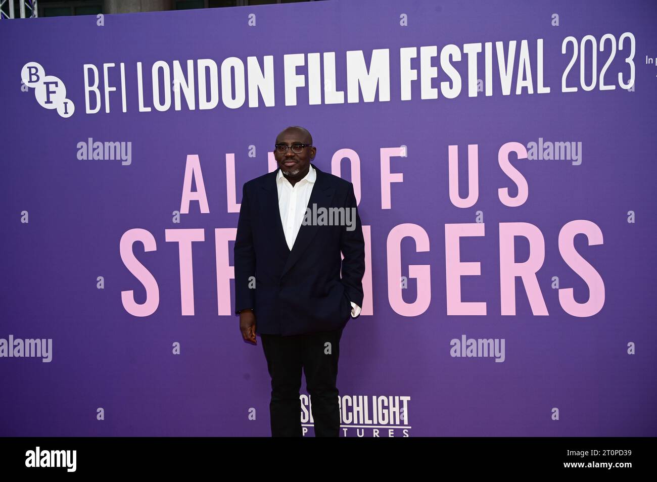 Royal Festival Hall, Londres, Royaume-Uni. 8 octobre 2023. Edward Enninful assiste à All of US Strangers - 67th BFI London film Festival, Londres, Royaume-Uni. Crédit : Voir Li/Picture Capital/Alamy Live News Banque D'Images