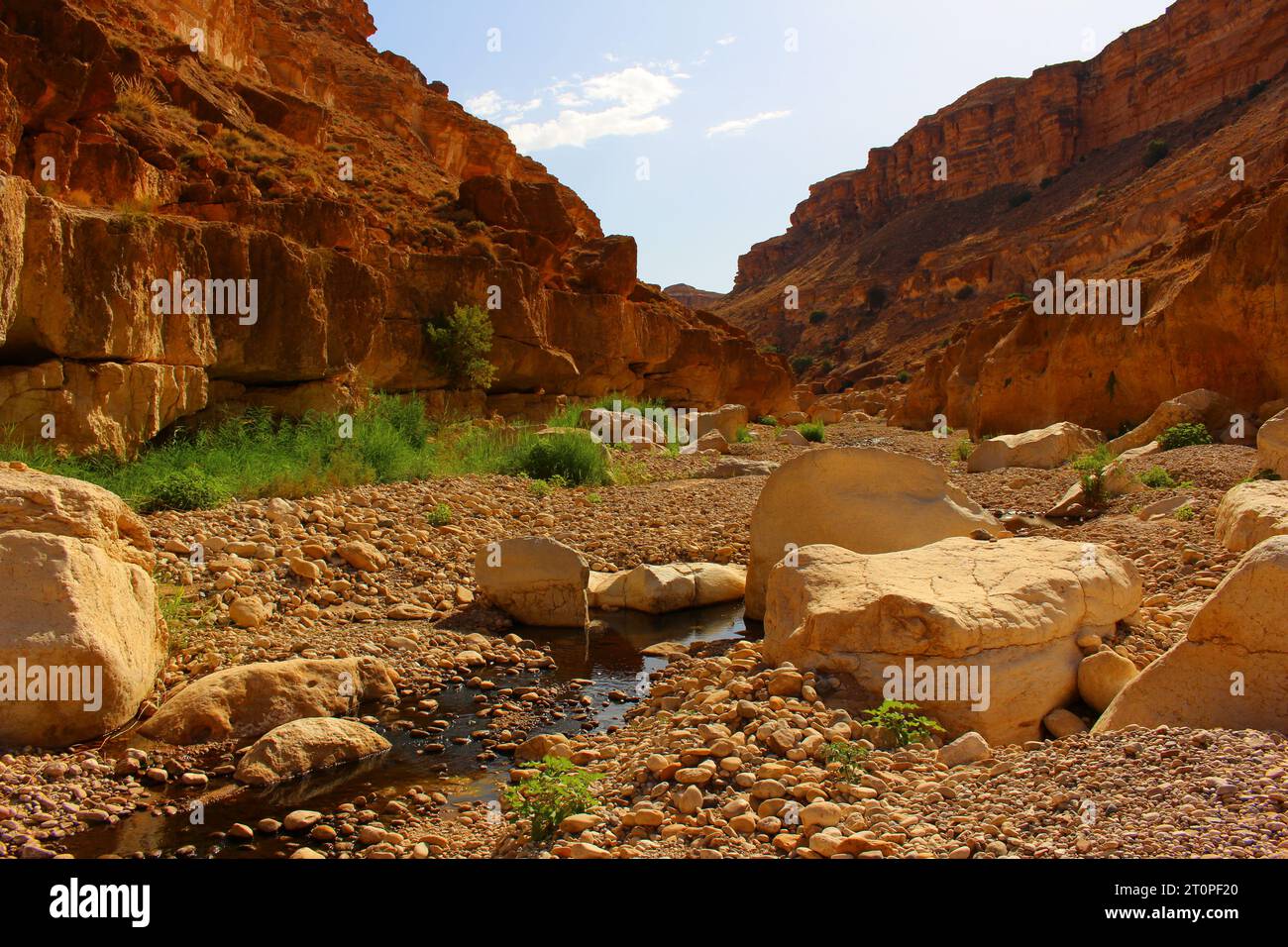 Canyon de Ghoufi, montagnes d'Aurès, Algérie Banque D'Images