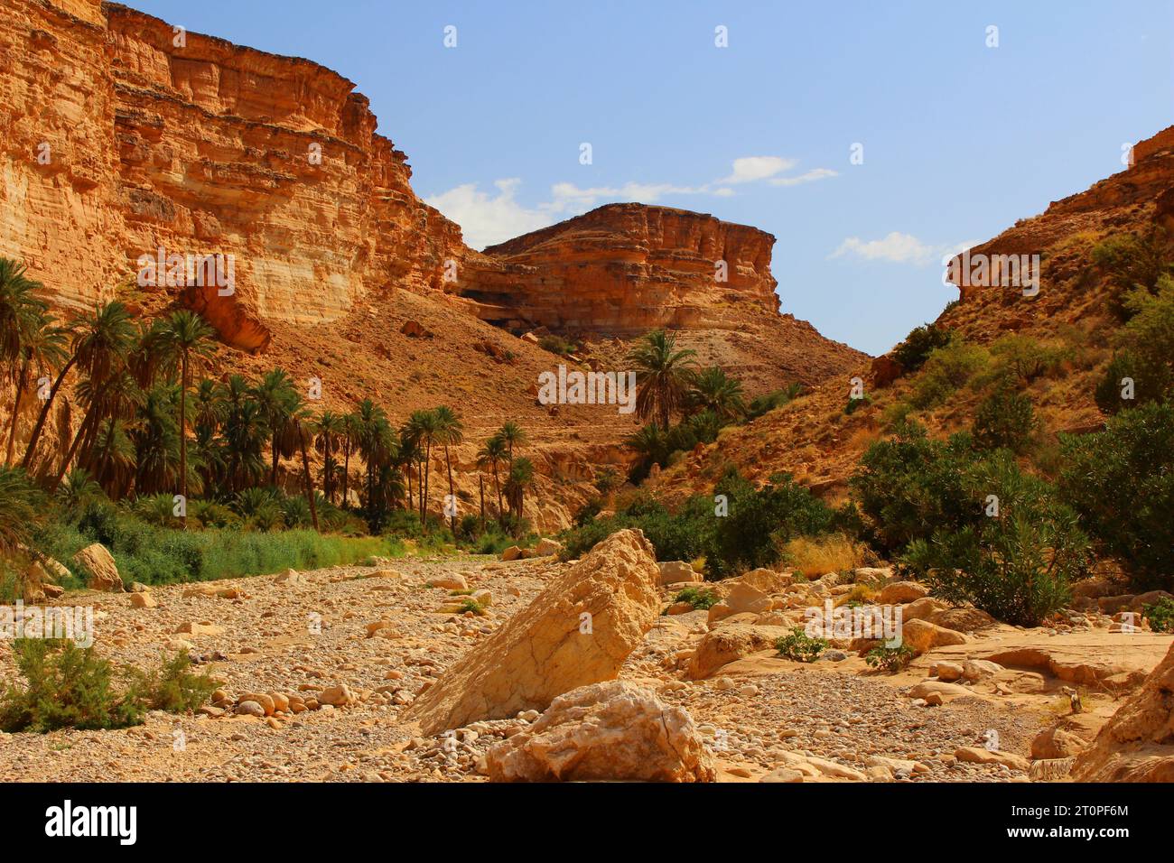 Canyon de Ghoufi, montagnes d'Aurès, Algérie Banque D'Images