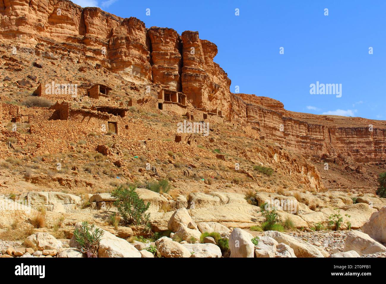 Canyon de Ghoufi, montagnes d'Aurès, Algérie Banque D'Images
