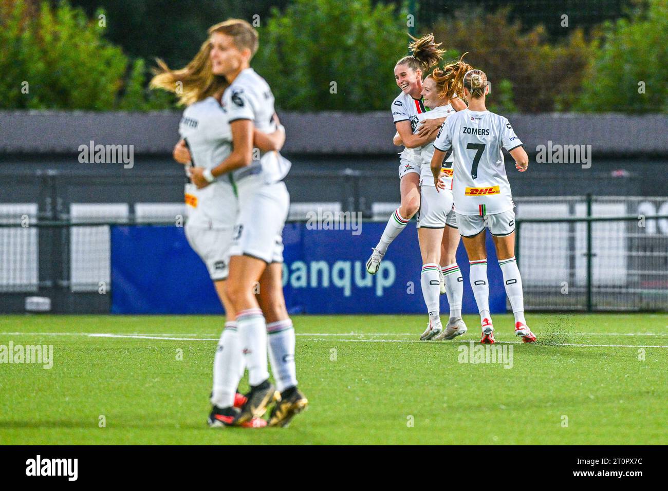 Oud Heverlee, Belgique. 07 octobre 2023. Nikee Van Dijk (20) de l'OHL