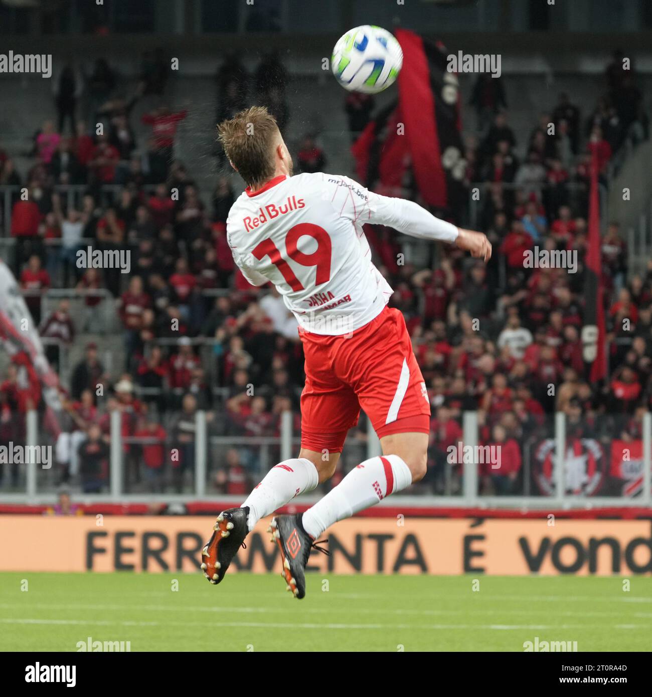 Curitiba, Brésil. 08 octobre 2023. Sasha pendant Athletico x Red Bull Bragantino qui s'est tenu à la Ligga Arena à Curitiba, PR. Crédit : Carlos Pereyra/FotoArena/Alamy Live News Banque D'Images