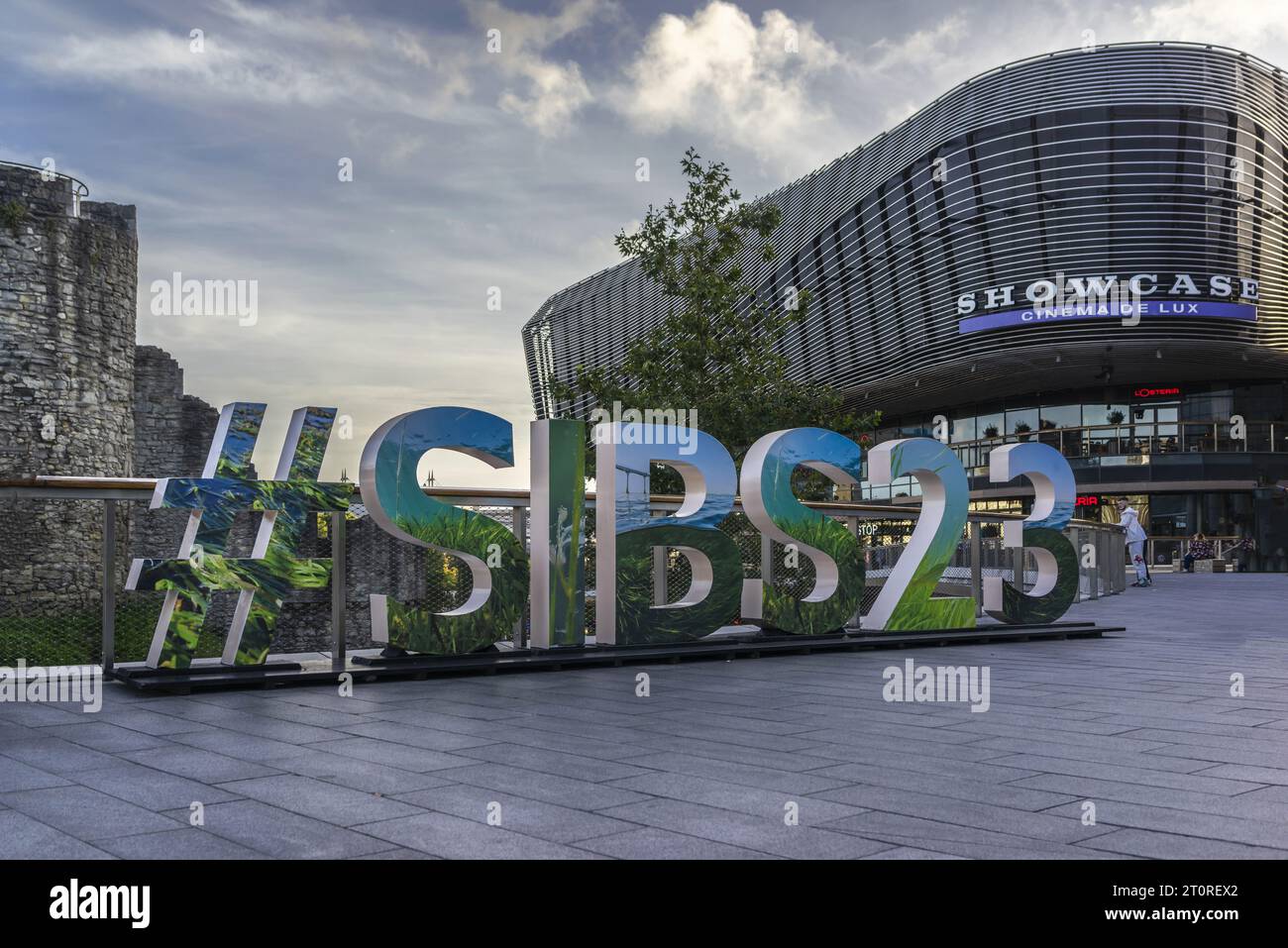 Présentation SIBS 2023 à l'extérieur de Southampton WestQuay, Southampton International Boat Show 2023, septembre, Angleterre, Hampshire, Royaume-Uni Banque D'Images